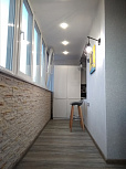 Теплое остекление углового балкона без отделки в доме ПД-4/4М - фото 1