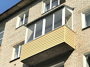 Внешняя отделка балкона ПВХ панелями - фото 2